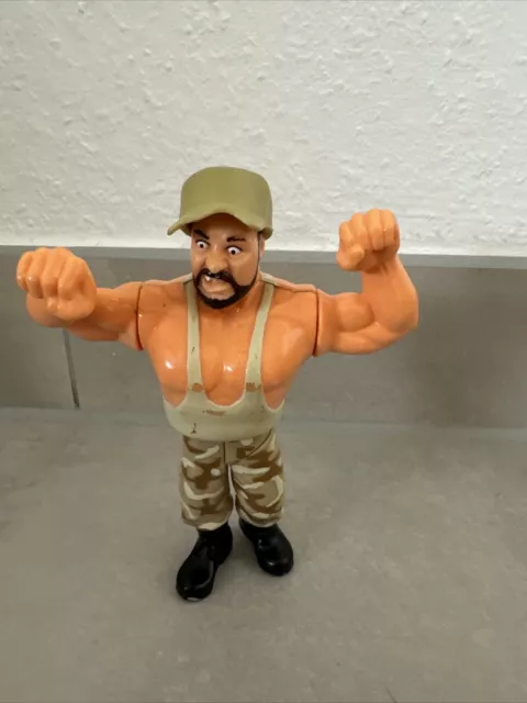 WWF Wrestling Hasbro Figur Luke mit Mütze  Bushwhackers