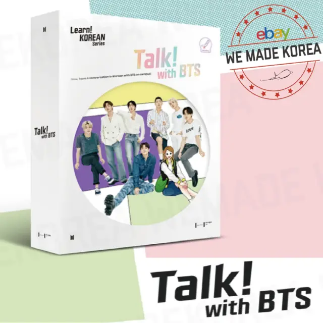 Talk! with BTS Learn Korean Education Series Official K-POP Authentic Goods