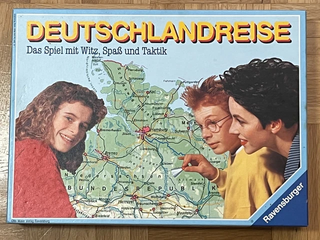 Ravensburger Deutschlandreise, Brettspiel, Familienspiel, ab 8 Jahren