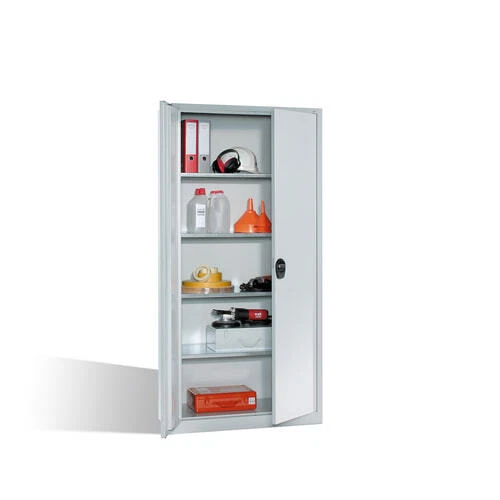 Werkzeugschrank, Materialschrank, 4 Böden, grau, 1.950 x 935 x 400 mm (HxBxT)