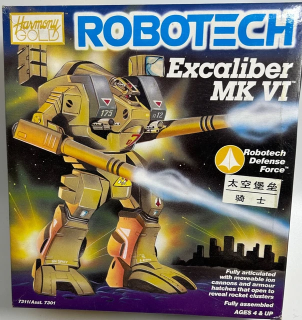 Vintage 1985 ROBOTECH EXCALIBER MK VI MIB - UNUSED Vintage 1985 ROBOTECH EXCALIBER MK VI MIB - UNUSED