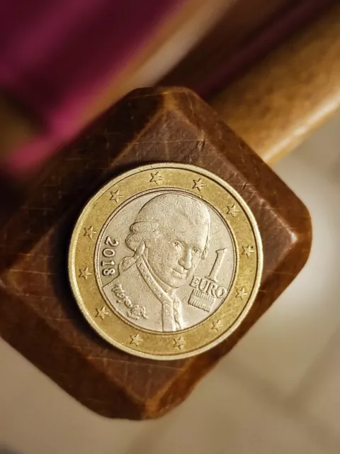 1 euro Autriche Année 2018