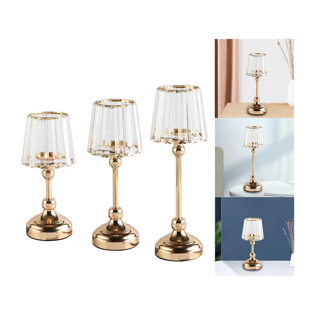 Crystal Candle Holders Metal Candle Holders Wedding Centerpiece Home Decoration