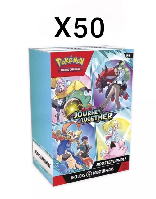 X50 POKÉMON TCG Scarlet & Violet Journey Together Booster Bundle Preorder £1,900.00 PicClick UK