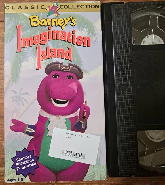 BARNEY - BARNEYS Imagination Island (VHS, 1994) Very Good Condition ...