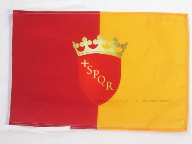 Drapeau Ville De Milan Avec Armes 45x30cm - Milanais - Milano