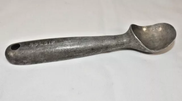 Vintage Cast Aluminum Roldip Ice Cream Scoop Maumee Ohio USA 7"