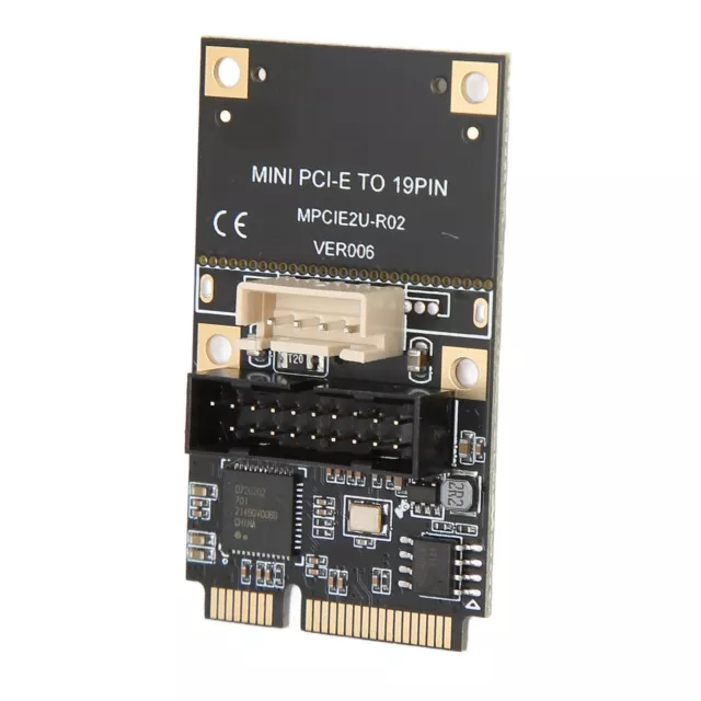 Mini PCIE Auf USB3.2 GEN1 Front 19Pin Erweiterungskarte 5Gbps USB Hot Swap E EGG