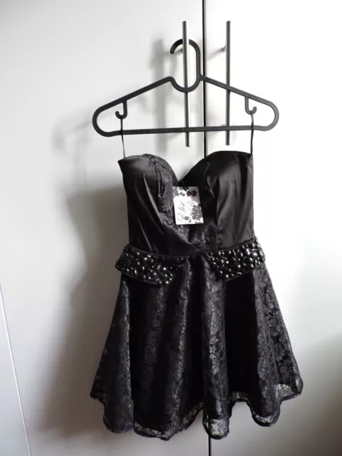 Abigliamento donna, vestito nuovo da festa, nero, per ragazze. 