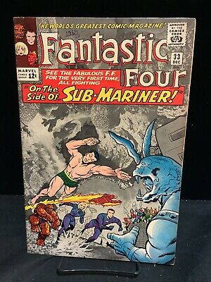 Fantastic Four #33 (1st Attuma, Sub-Mariner) - Hot Key!
