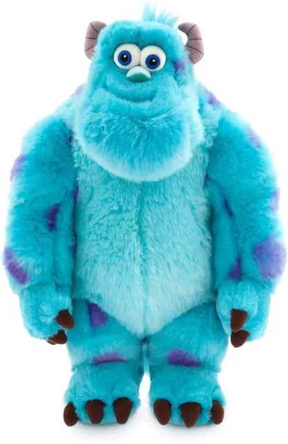 Disney Store Sulley Monsters Inc Soft Toy Cuddly Medium Fluffy Teddy Plush 38cm