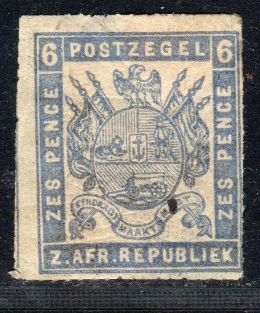 Transvaal South Africa SC 22 6p Grey, MH - Coat of Arms