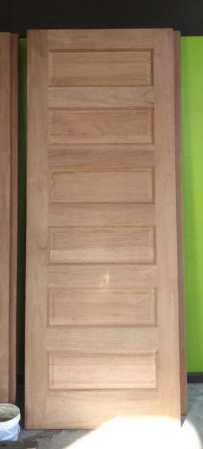 Mahogany SOLID Wooden Panel Door, Tailored made and non painted