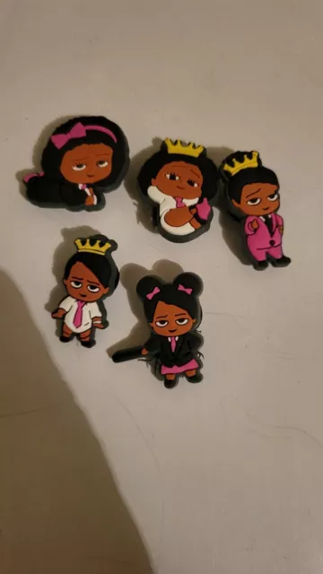 Boss Baby Girl Croc Shoe Charm 5pc Set. Croc, Shoes,  Etc.