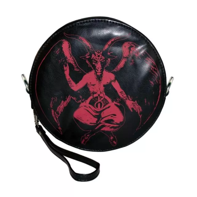 Baphomet Wristlet Purse Kreepsville 666 Horror Fashion Hand Bag