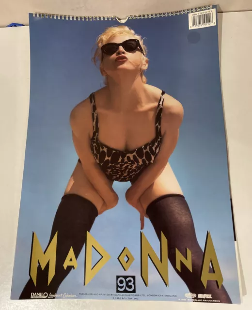 Madonna 1993 Danilo Calendar VINTAGE