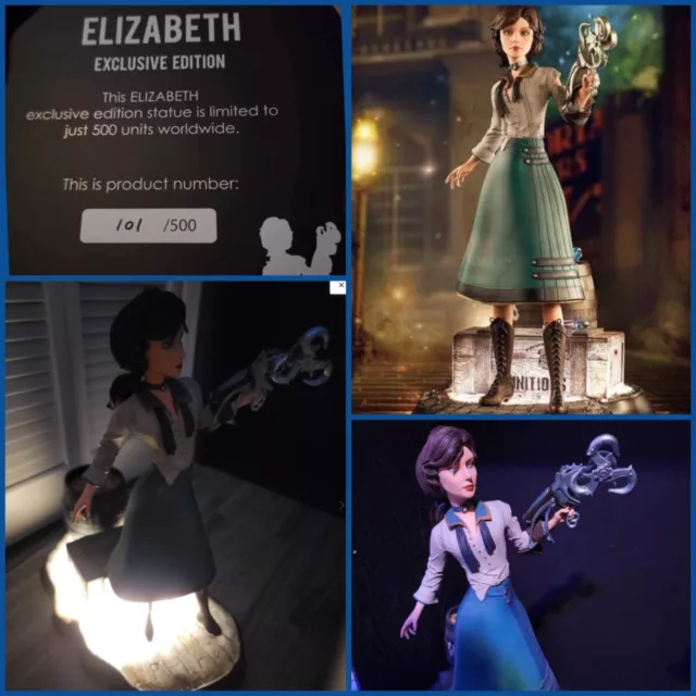 BioShock Infinite Elizabeth Noir Statue Burial at Sea Limited Ed. SIGNED  #42