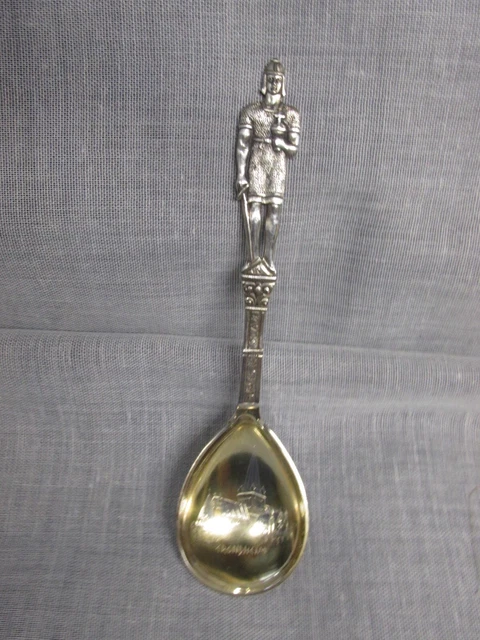 Norwegian Morken Silver Christening Spoon Trondheim 830s