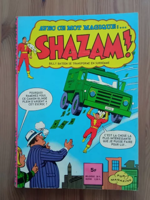 SHAZAM et CAPTAIN ACTION - ALBUM RECUEIL POP MAGAZINE n° 114 - BD Comics