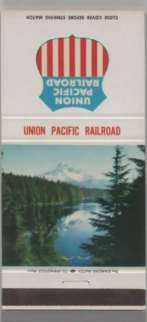 Matchbook Cover - Union Pacific Railroad - Mount Hood, Oregon