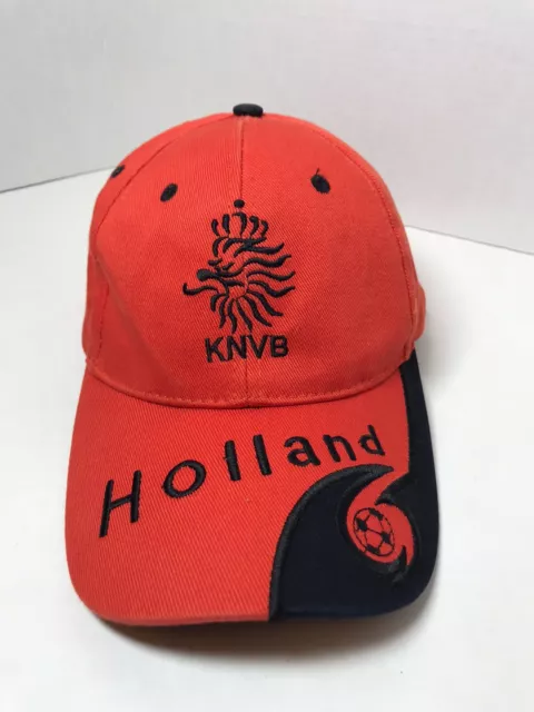 RARE! Netherlands Holland KNVB Soccer Ball Hat Cap adjustable Futbol