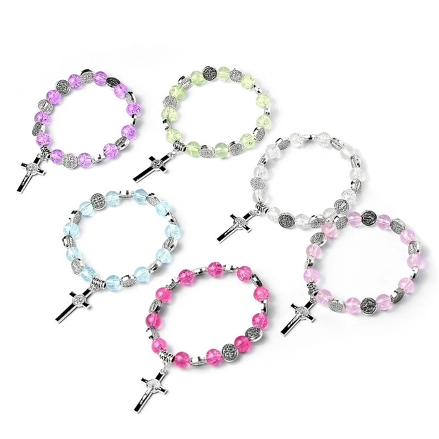 Beaded Bracelet with for Pendant Crystal Beads Sacred for Wom