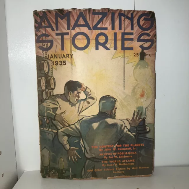 Amazing Stories Pulp Jan 1935 Vol. 9 #9 FR