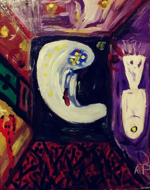 dipinto artista Siracusa cm20.x30 quadro quadri la stanza