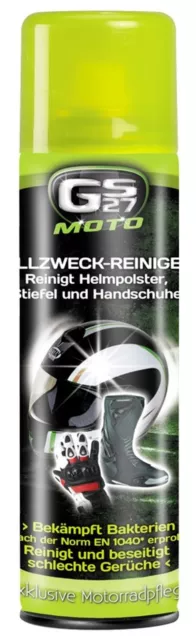 GS27 Allzweckreiniger für Helmfutter, Handschuhe, Stiefel, 250 ml, #GS27-271141