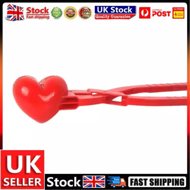 Love Heart Shaped Snowball Maker Clip Winter Kid Outdoor Sand Snow Ball Mold Toy