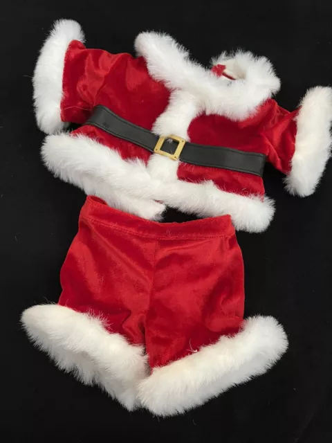 Build a Bear Clothes Mrs. Santa Claus Gold Belt Jacket And Pants Bab Dm