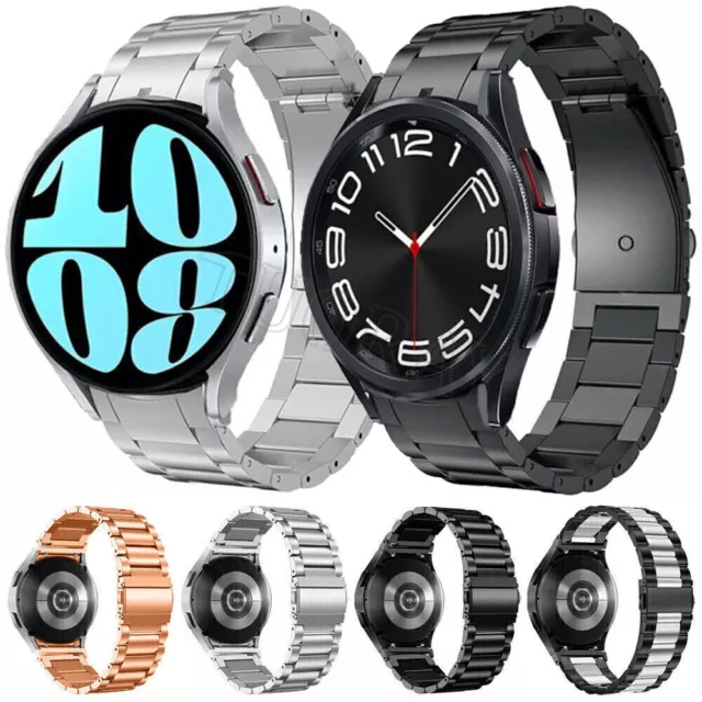 For Samsung Galaxy Watch 6/6 Classic/5/5 Pro/4Classic Titanium Metal Strap Band