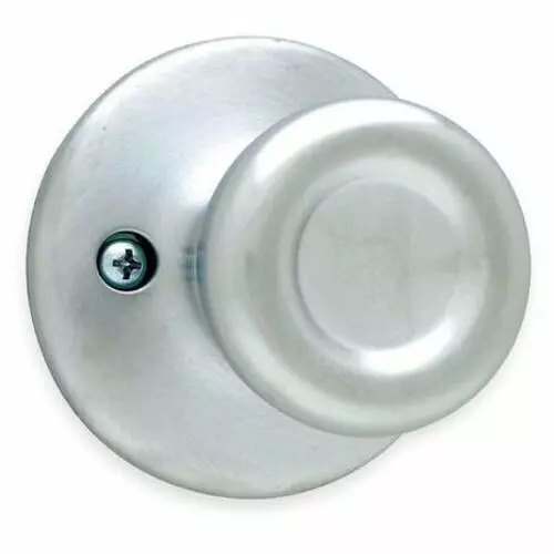 Knob Lockset, Satin Chrome