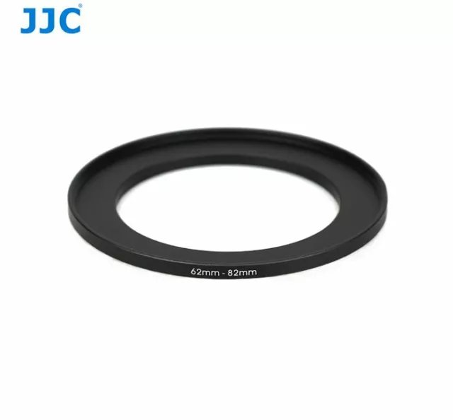 JJC SU 62-82mm Adapter Filter Camera Step Up Ring for 62mm lens w/ 82mm filters 2