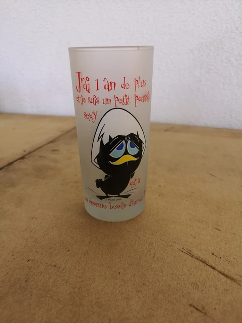 Verre Caliméro "J'ai 1 An De Plus" – Pagot – Occasion