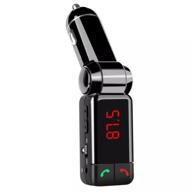 LCD Car Kit Bluetooth FM-Transmitter MP3-Player 3,5 mm O0Q6