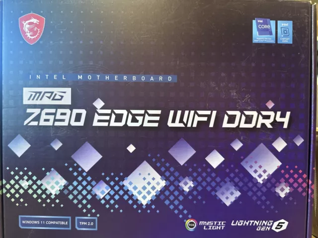 MSI MPG Z690 EDGE WIFI DDR4 Motherboard NOT TESTED