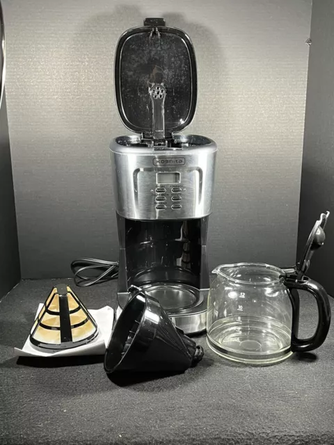 Kognita - 12 Cup Coffee Maker - Programmable - Glass Carafe - Reusable Filter