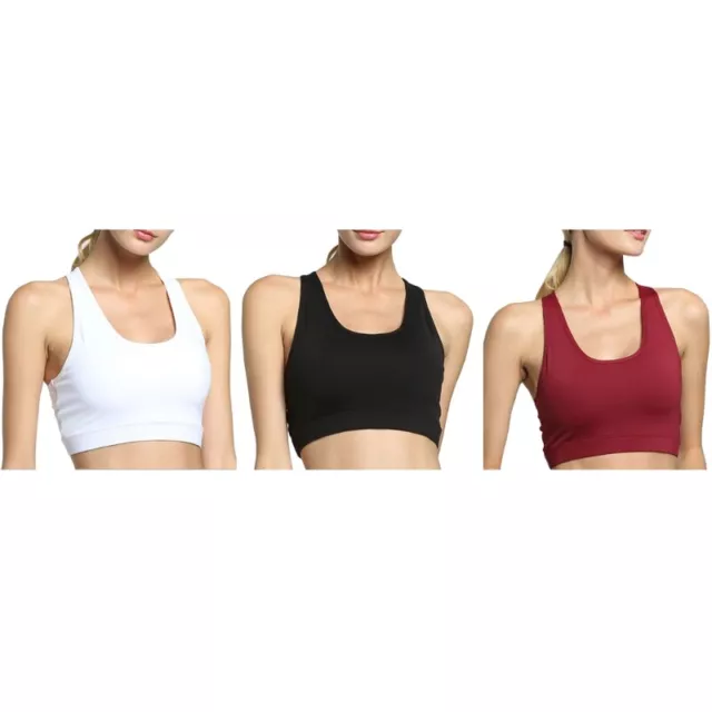 Women Back Phone Pocket Sports Bra For Women Running Fitness Push Up Underwear