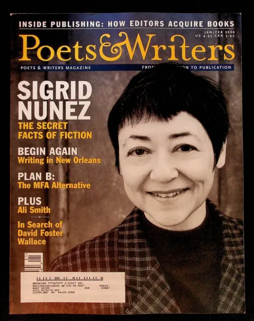 Poets & Writers Magazine January 2006 David Foster Wallace Sigrid Nunez Writing