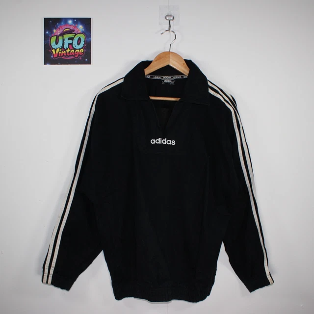 ビンテージ 80s 90s adidas Cotton Drill Top 黒 【公式通販】