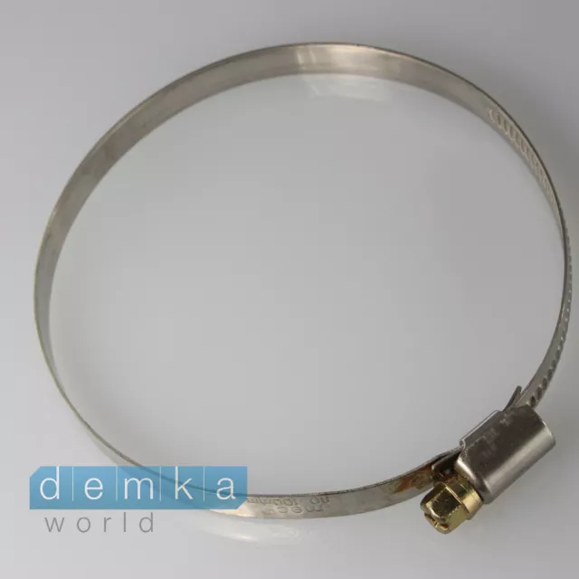 10x Collier de Serrage 80 X 100 MM W2 Acier Zingué din 3017 Mec Inoxydable