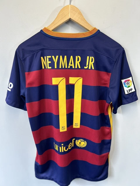 Maglia Calcio Neymar Jr 10 Ufficiale + Pantaloncino - Completo Home Blu Navy Per Bambini E Ragazzi