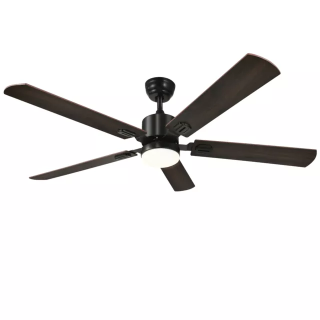 60 Inch Smart Ceiling Fan with Light Remote & APP Control Reversible 6 Speed Fan