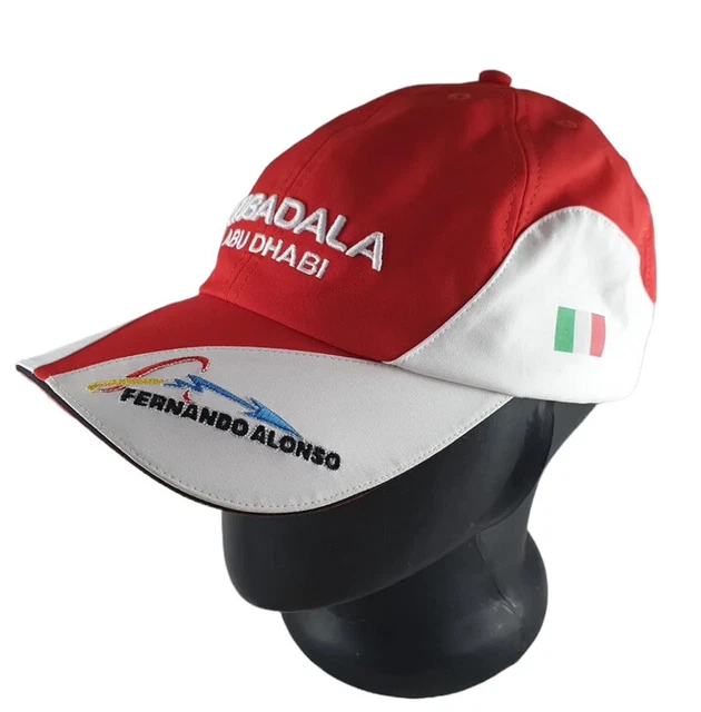 Fernando Alonso MUBADALA Scuderia Ferrari F1 Team Formula 1 One Racing Hat Cap