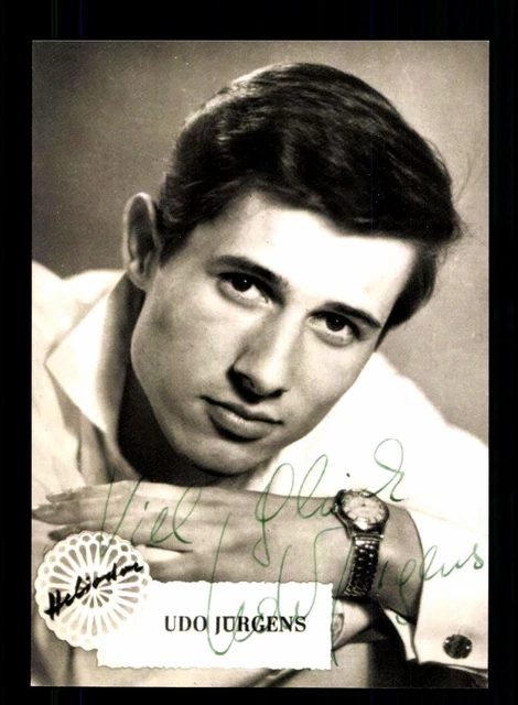 UDO JÜRGENS 1934-2014 Autogrammkarte Österreich Sänger EUR 3,99 ...