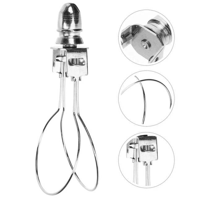 Lampadina in ferro clip supporto paralume da soffitto attacco paralume