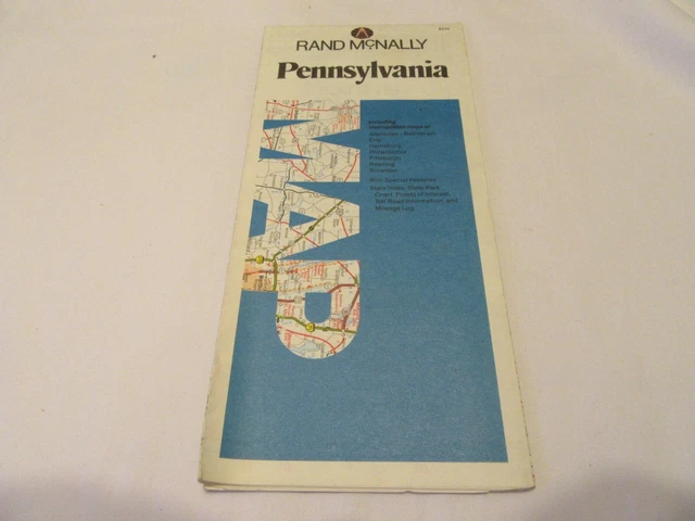 Rand McNally Pennsylvania Map