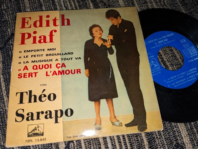 EDITH PIAF & Theo Sarapo Emporte Moi / A Quoi Ca Sert + 2 EP 7 " 45