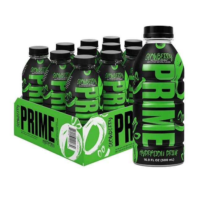 PRIME HYDRATION DRINK GLOWBERRY 500ml x 12 1 Case/Pack of 12 £95.00